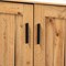 Baxton Studio Excel Modern and Contemporary Oak Brown Finished Wood 2-Door Storage Cabinet 189-11995-ZORO - alternate 4